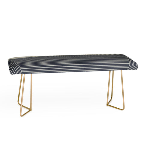 Sheila Wenzel-Ganny Mystic Grey Overlap Stripes Bench