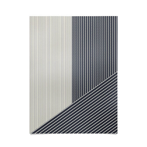 Sheila Wenzel-Ganny Mystic Grey Overlap Stripes Poster