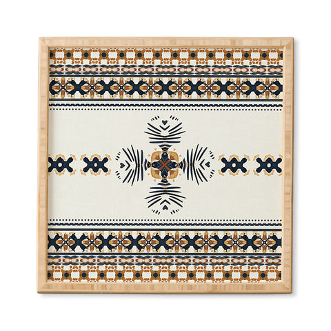 Sheila Wenzel-Ganny Native Geo Pattern Framed Wall Art