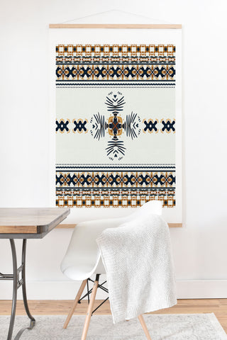 Sheila Wenzel-Ganny Native Geo Pattern Art Print And Hanger