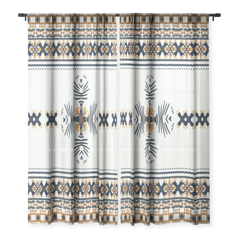 Sheila Wenzel-Ganny Native Geo Pattern Sheer Non Repeat