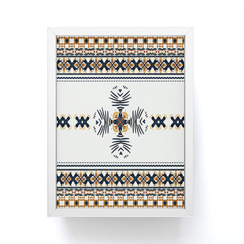 Sheila Wenzel-Ganny Native Geo Pattern Framed Mini Art Print