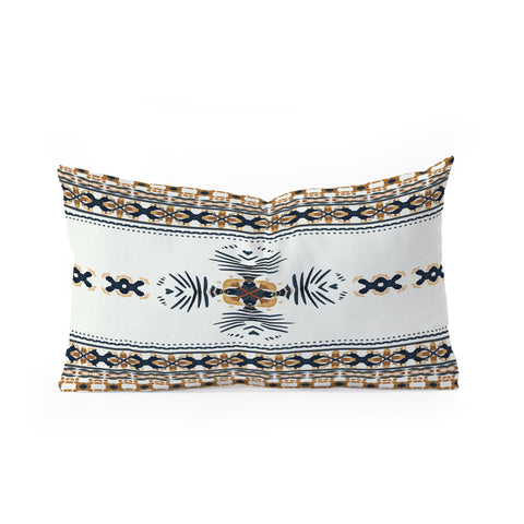 Sheila Wenzel-Ganny Native Geo Pattern Oblong Throw Pillow