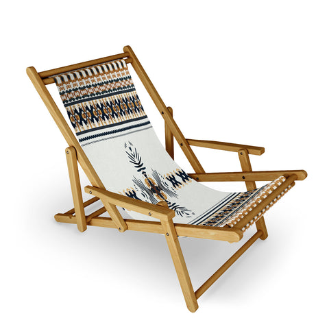 Sheila Wenzel-Ganny Native Geo Pattern Sling Chair