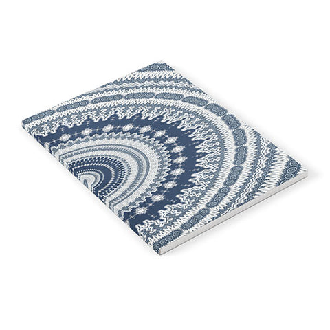 Sheila Wenzel-Ganny Navy Grey Mandala Notebook