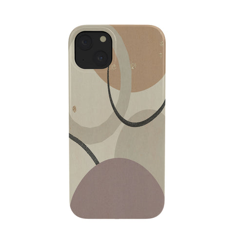 Sheila Wenzel-Ganny Neutral Color Abstract Phone Case