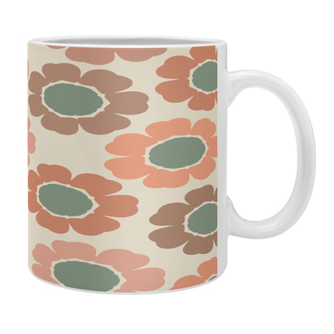 Sheila Wenzel-Ganny Neutral Modern Pink Floral Coffee Mug