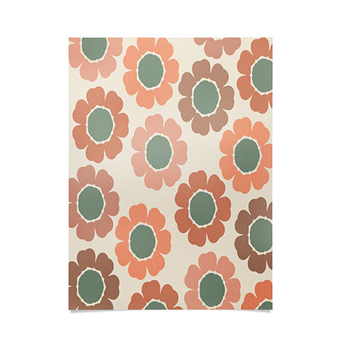Sheila Wenzel-Ganny Neutral Modern Pink Floral Poster
