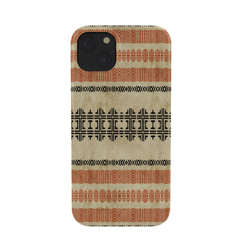 Sheila Wenzel-Ganny Orange Linen Tribal Phone Case