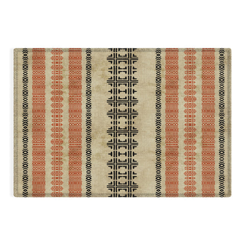 Sheila Wenzel-Ganny Orange Linen Tribal Outdoor Rug