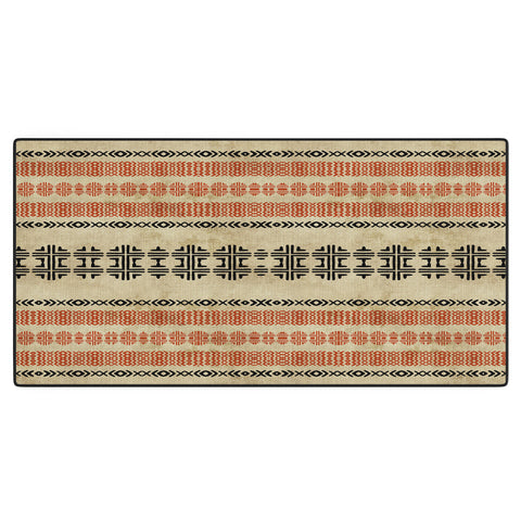 Sheila Wenzel-Ganny Orange Linen Tribal Desk Mat