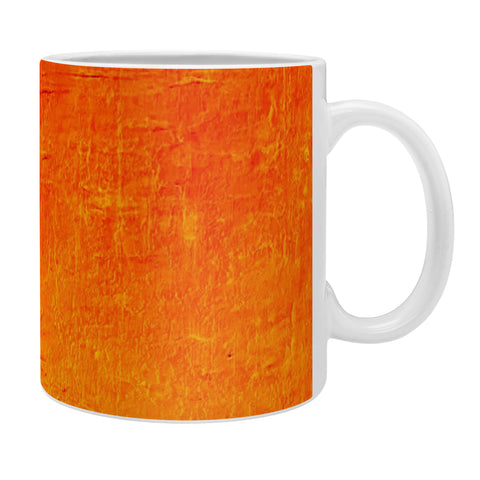 Sheila Wenzel-Ganny Orange Sunset Textured Acrylic Coffee Mug