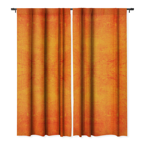 Sheila Wenzel-Ganny Orange Sunset Textured Acrylic Blackout Non Repeat