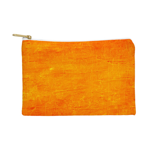 Sheila Wenzel-Ganny Orange Sunset Textured Acrylic Pouch
