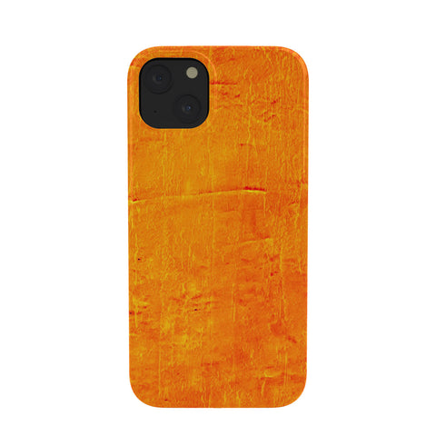 Sheila Wenzel-Ganny Orange Sunset Textured Acrylic Phone Case
