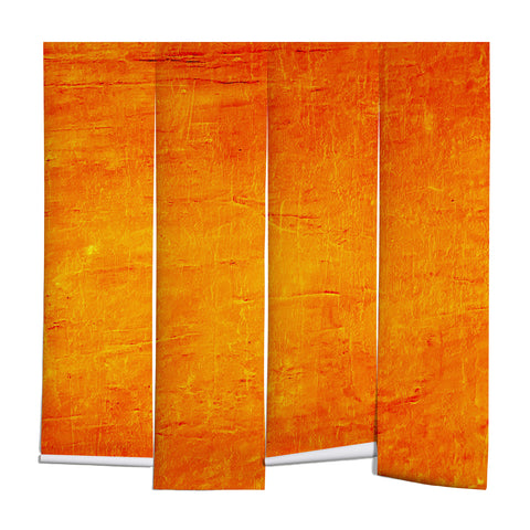 Sheila Wenzel-Ganny Orange Sunset Textured Acrylic Wall Mural