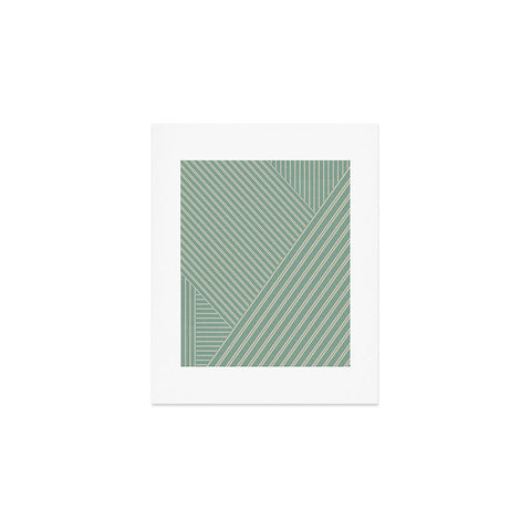 Sheila Wenzel-Ganny Overlap Linen Stripes Art Print