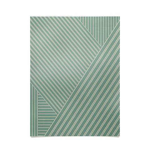 Sheila Wenzel-Ganny Overlap Linen Stripes Poster