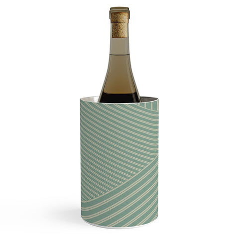 Sheila Wenzel-Ganny Overlap Linen Stripes Wine Chiller
