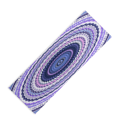 Sheila Wenzel-Ganny Pantone Purple Blue Mandala Yoga Mat