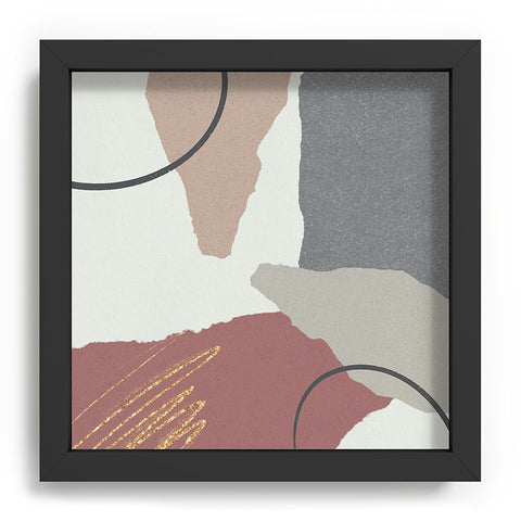 Sheila Wenzel-Ganny Paper Cuts Abstract Recessed Framing Square