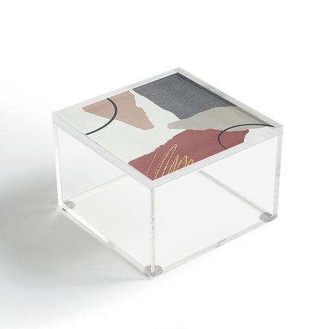 Sheila Wenzel-Ganny Paper Cuts Abstract Acrylic Box