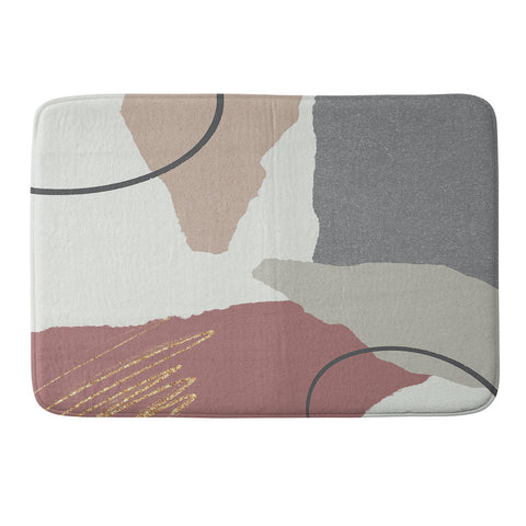 Sheila Wenzel-Ganny Paper Cuts Abstract Memory Foam Bath Mat