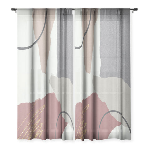 Sheila Wenzel-Ganny Paper Cuts Abstract Sheer Non Repeat