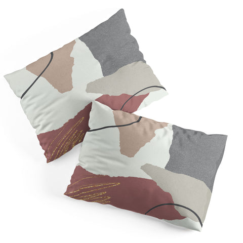 Sheila Wenzel-Ganny Paper Cuts Abstract Pillow Shams