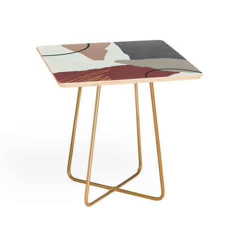 Sheila Wenzel-Ganny Paper Cuts Abstract Side Table