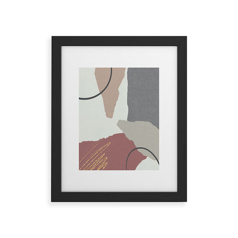 Sheila Wenzel-Ganny Paper Cuts Abstract Framed Art Print