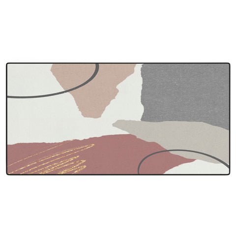 Sheila Wenzel-Ganny Paper Cuts Abstract Desk Mat