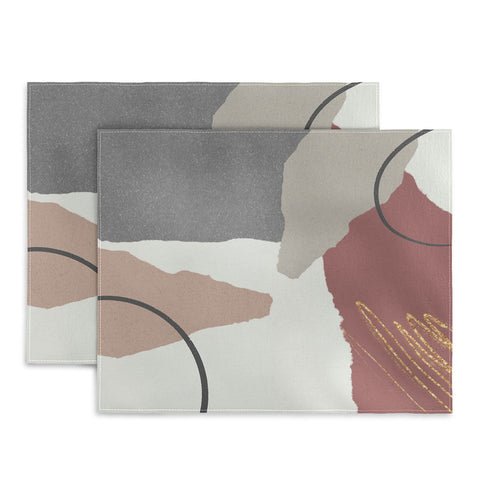 Sheila Wenzel-Ganny Paper Cuts Abstract Placemat