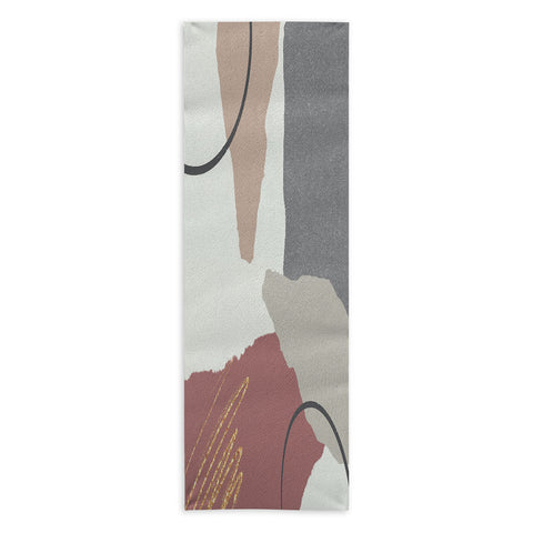 Sheila Wenzel-Ganny Paper Cuts Abstract Yoga Towel