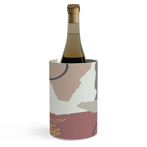 Sheila Wenzel-Ganny Paper Cuts Abstract Wine Chiller