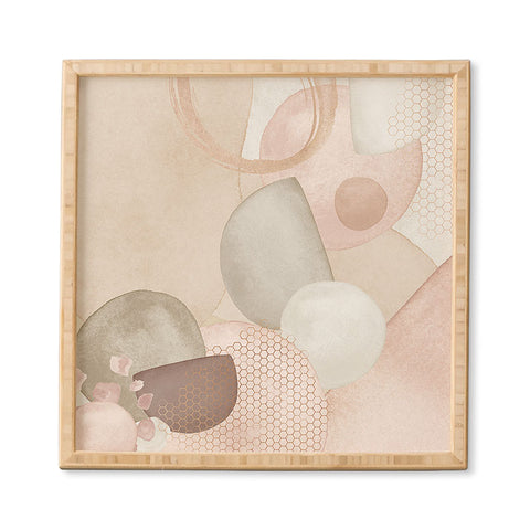 Sheila Wenzel-Ganny Pastel Shapes Patterns Framed Wall Art