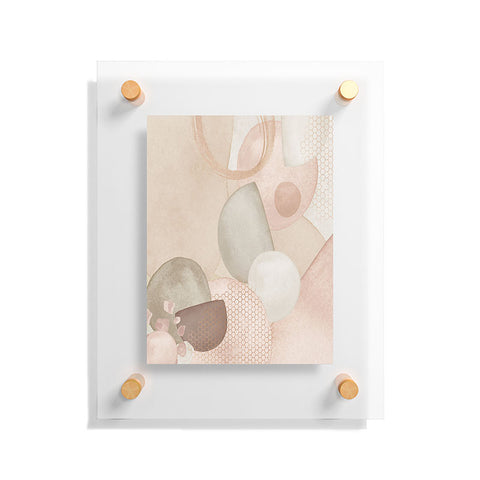 Sheila Wenzel-Ganny Pastel Shapes Patterns Floating Acrylic Print
