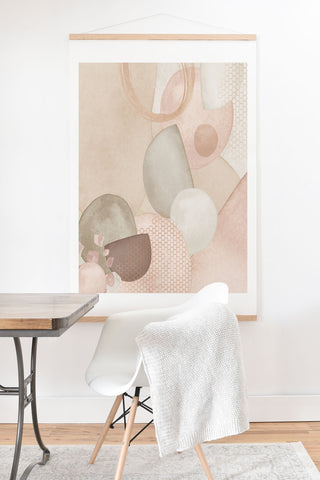 Sheila Wenzel-Ganny Pastel Shapes Patterns Art Print And Hanger