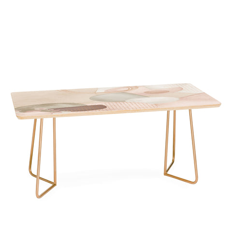 Sheila Wenzel-Ganny Pastel Shapes Patterns Coffee Table