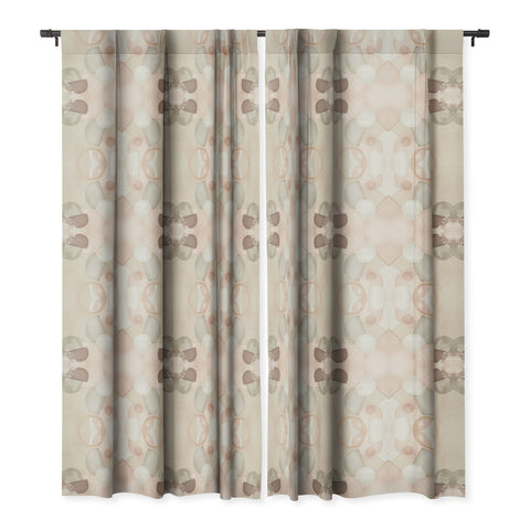 Sheila Wenzel-Ganny Pastel Shapes Patterns Blackout Window Curtain