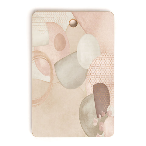 Sheila Wenzel-Ganny Pastel Shapes Patterns Cutting Board Rectangle