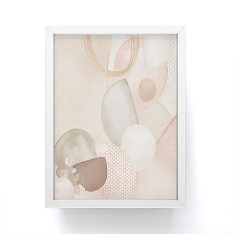 Sheila Wenzel-Ganny Pastel Shapes Patterns Framed Mini Art Print