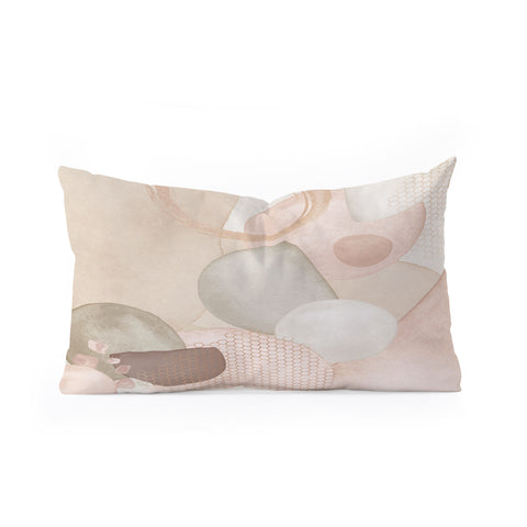 Sheila Wenzel-Ganny Pastel Shapes Patterns Oblong Throw Pillow