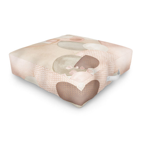 Sheila Wenzel-Ganny Pastel Shapes Patterns Outdoor Floor Cushion