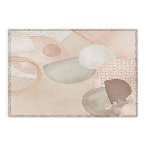 Sheila Wenzel-Ganny Pastel Shapes Patterns Outdoor Rug