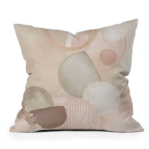 Sheila Wenzel-Ganny Pastel Shapes Patterns Throw Pillow