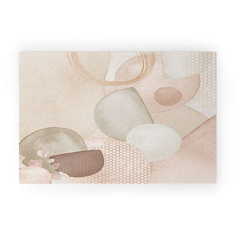 Sheila Wenzel-Ganny Pastel Shapes Patterns Welcome Mat