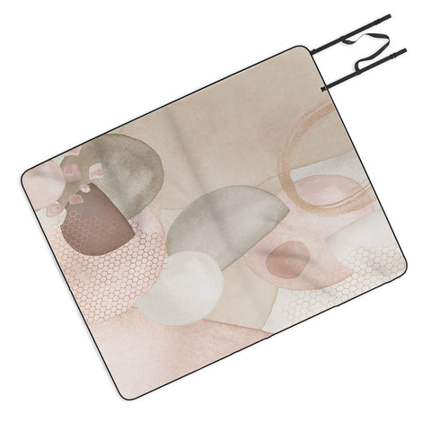 Sheila Wenzel-Ganny Pastel Shapes Patterns Picnic Blanket