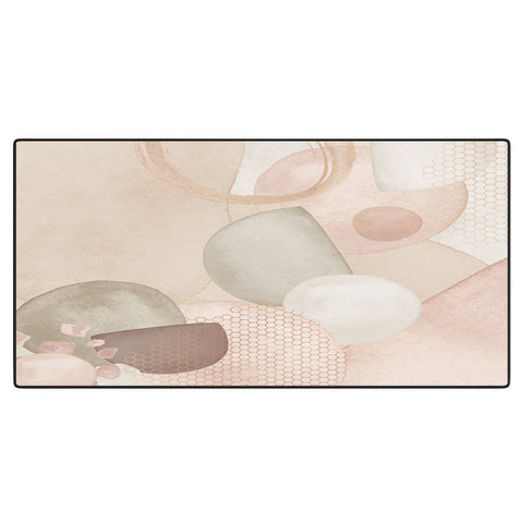 Sheila Wenzel-Ganny Pastel Shapes Patterns Desk Mat