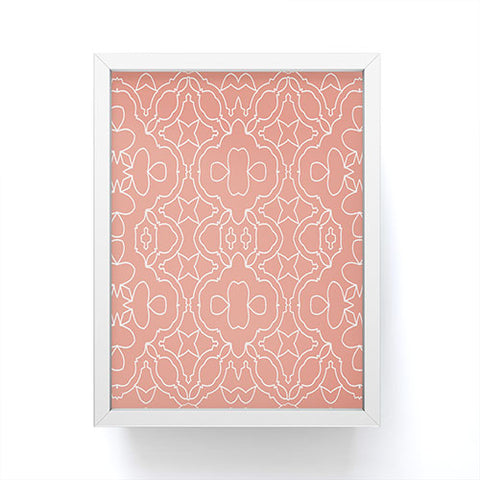 Sheila Wenzel-Ganny Pastellea Pink Pattern Framed Mini Art Print